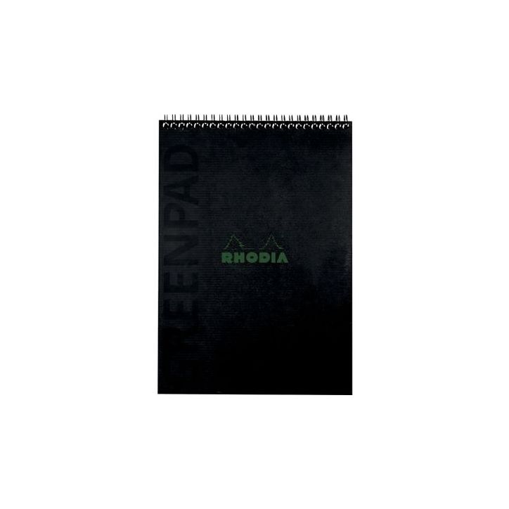 Bloc-notes GREENPAD à reliure intégrale, format A4, 80 feuilles, quadrillé 5x5 119926C GREENACTIV CLAIREFON(...)