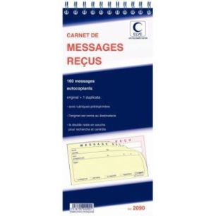 Achetez Carnet de 160 messages reçus 2090 LEBON & VERNAY pas cher sur Ma Rentrée Scolaire