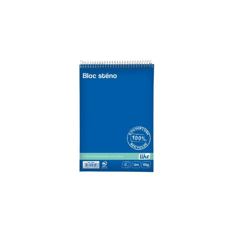 Achetez Bloc sténo à spirale, 180 pages, format A5, papier blanc uni 60g 23026 pas cher sur Ma R.. Achetez Bloc sténo à spirale, 180 pages, format A5, papier blanc uni 60g 23026 pas cher sur Ma R..