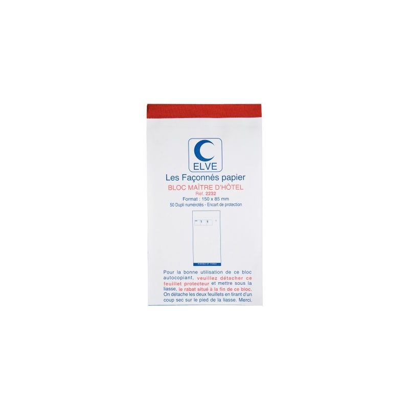 Achetez Lot de 10 blocs maître d'hôtel format 15 x 8,5 cm dupli 2232 LEBON & VERNAY pas cher sur M.. Achetez Lot de 10 blocs maître d'hôtel format 15 x 8,5 cm dupli 2232 LEBON & VERNAY pas cher sur M..