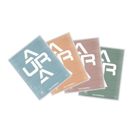 Achetez Bloc de cours 150 pages perforées format A5, ligné 8mm 75CDT AURORA pas cher sur Ma Rentrî.