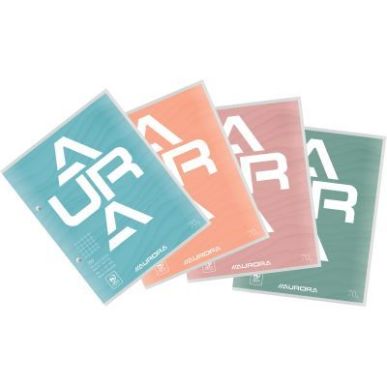 Achetez Bloc de cours 150 pages perforées format A5, quadrillé 5x5mm 75CDQ5 AURORA pas cher sur Ma..