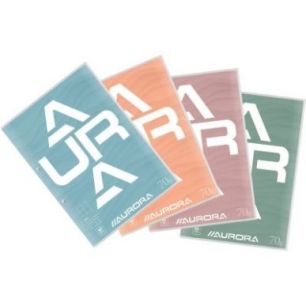 Achetez Bloc de cours 200 pages perforées format A4, quadrillé 10x10mm D102CDQ10 AURORA pas cher s..