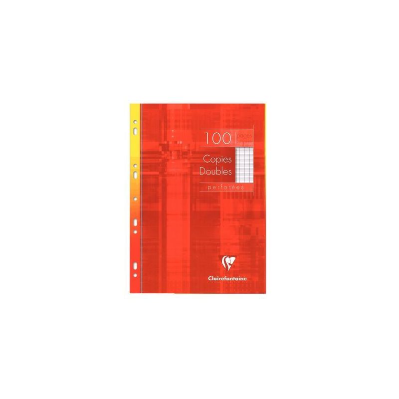 Achetez Etui de 100 copies doubles perforées 21x29,7 cm, seyes, blanc 4791C CLAIREFONTAINE pas cher.. Achetez Etui de 100 copies doubles perforées 21x29,7 cm, seyes, blanc 4791C CLAIREFONTAINE pas cher..