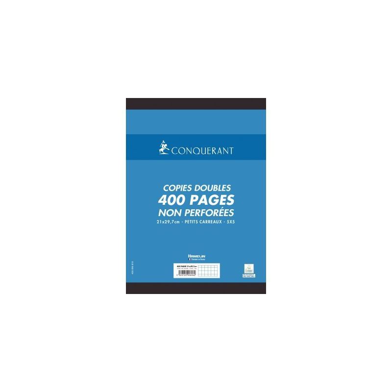 Achetez Sachet de 100 copies doubles non perforées format A4 (21 x 29,7 cm) quadrillé 5x5 70 g 100.. Achetez Sachet de 100 copies doubles non perforées format A4 (21 x 29,7 cm) quadrillé 5x5 70 g 100..