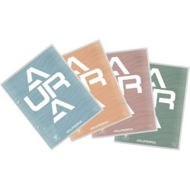 Achetez Bloc de cours 150 pages perforées format A5, ligné 8mm 75CDT AURORA pas cher sur Ma Rentrî.