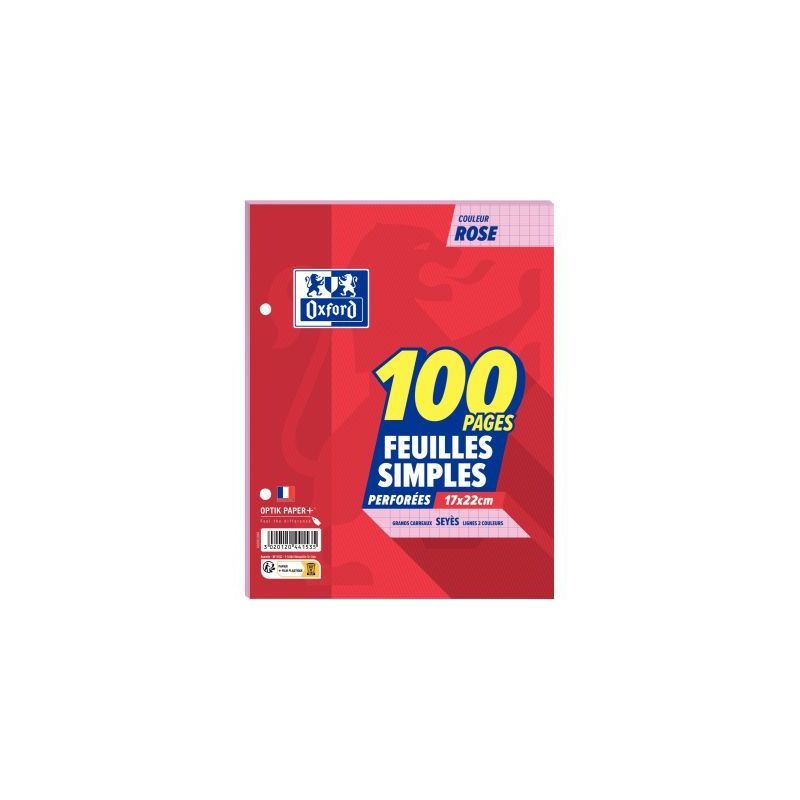 Achetez Sachet de 50 feuillets mobiles 17x22 cm seyès 80g, rose 100103243 HAMELIN pas cher sur Ma R.. Achetez Sachet de 50 feuillets mobiles 17x22 cm seyès 80g, rose 100103243 HAMELIN pas cher sur Ma R..