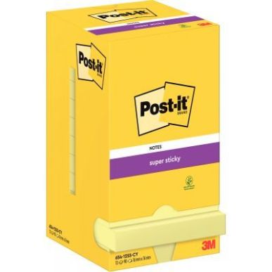 Achetez Lot de 12 blocs de 90 feuilles Super Sticky post-it, 76 x 76 mm, couleur jaune BP827 3M pas ..