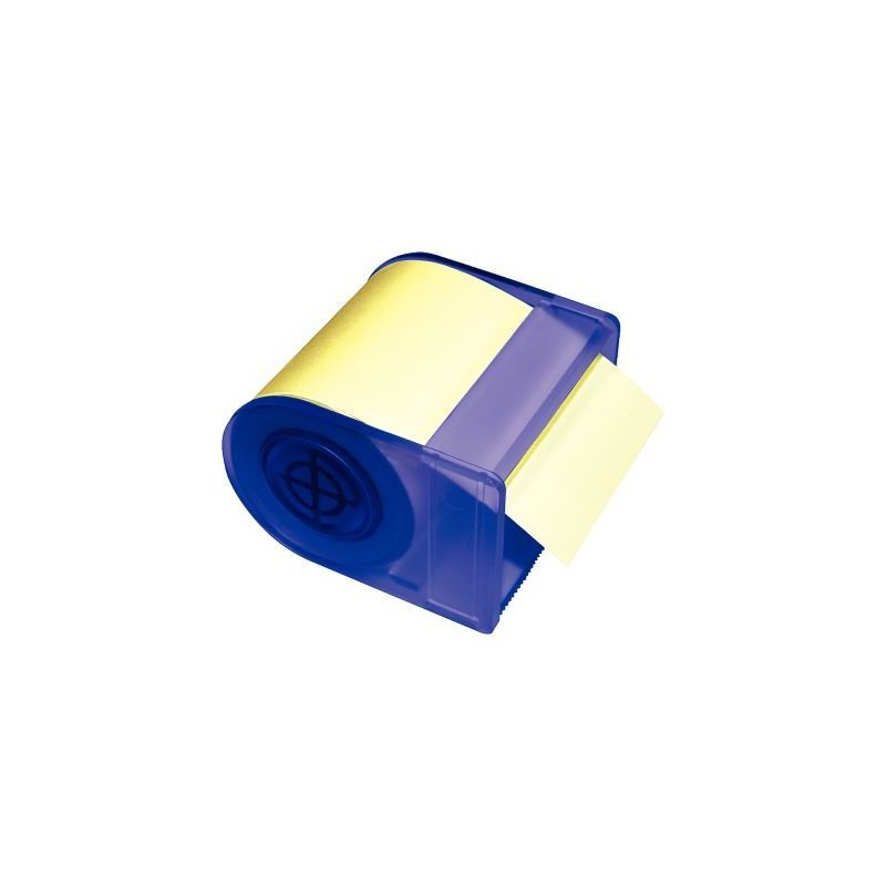 Achetez Rouleau de notes adhésif en rouleau rechargeable 60 mm x 10 m jaune pastel sur dévidoir 56..