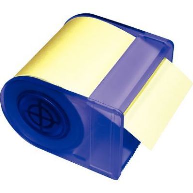 Achetez Rouleau de notes adhésif en rouleau rechargeable 60 mm x 10 m jaune pastel sur dévidoir 56..