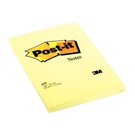 Achetez POST-IT Bloc repositionnable de 100 feuilles 102 x 152 mm Jaune uni pas cher sur Ma Rentrée..