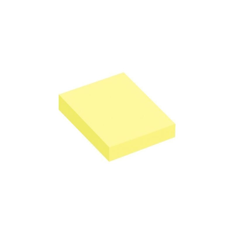 Achetez Lot de 12 blocs de 100 feuilles de notes repositionnables 40 x 50 mm jaune pastel 5653-01 pa..