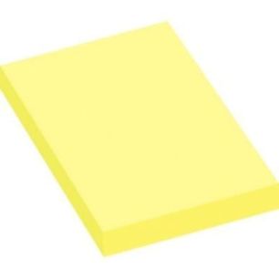 Achetez Lot de 12 blocs de 100 feuilles de notes repositionnables 50 x 75 mm jaune pastel 5656-01 pa..