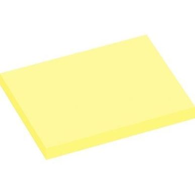 Achetez Lot de 12 blocs de 100 feuilles de notes repositionnables 75 x 100 mm jaune pastel 5657-01 p..