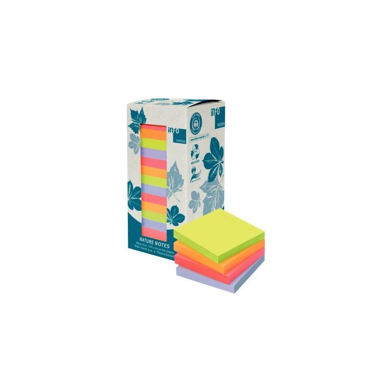 Achetez Tour de 16 blocs de 100 feuilles adhésives repositionnables recyclées assorties 75 x 75 mm.. Achetez Tour de 16 blocs de 100 feuilles adhésives repositionnables recyclées assorties 75 x 75 mm..
