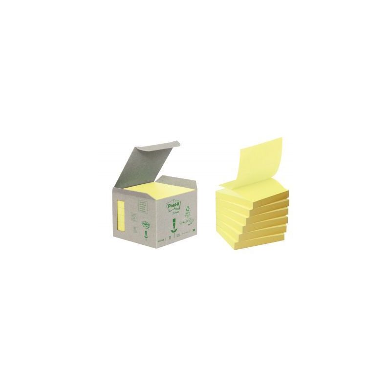 Achetez Boite de 6 blocs de 100 feuilles Z-Notes recyclée post-it 76 x 76 mm jaune BP324 POST-IT 3M.. Achetez Boite de 6 blocs de 100 feuilles Z-Notes recyclée post-it 76 x 76 mm jaune BP324 POST-IT 3M..
