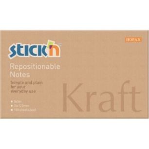 Achetez Lot de 12 blocs repositionnables 76x127mm kraft EM0005125 pas cher sur Ma Rentrée Scolaire