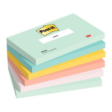 Achetez Paquet de 6 blocs notes post it collection beachside 100 feuilles 76x127mm BP1253 POST-IT 3M..