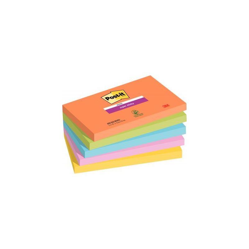 Achetez Paquet de 5 blocs de 90 feuilles Super Sticky post-it, 76 x 127 mm collection boost BP1232 P.. Achetez Paquet de 5 blocs de 90 feuilles Super Sticky post-it, 76 x 127 mm collection boost BP1232 P..