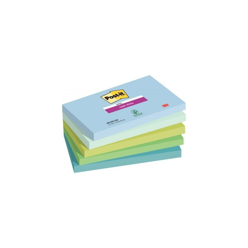 Achetez Lot de 5 blocs de 90 feuilles Notes Super Sticky post-it, 76x127mm collection oasis BP1235 P.. Achetez Lot de 5 blocs de 90 feuilles Notes Super Sticky post-it, 76x127mm collection oasis BP1235 P..