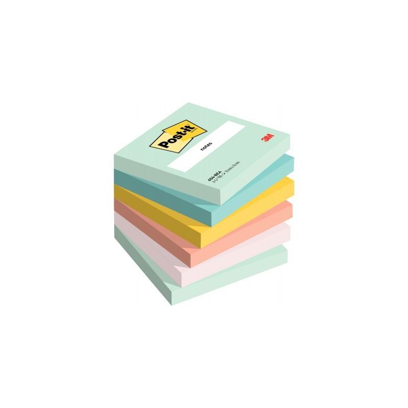 Achetez Paquet de 6 blocs notes post it adhesives collection Beachside 100 feuilles 76x76mm BP1252 P.. Achetez Paquet de 6 blocs notes post it adhesives collection Beachside 100 feuilles 76x76mm BP1252 P..