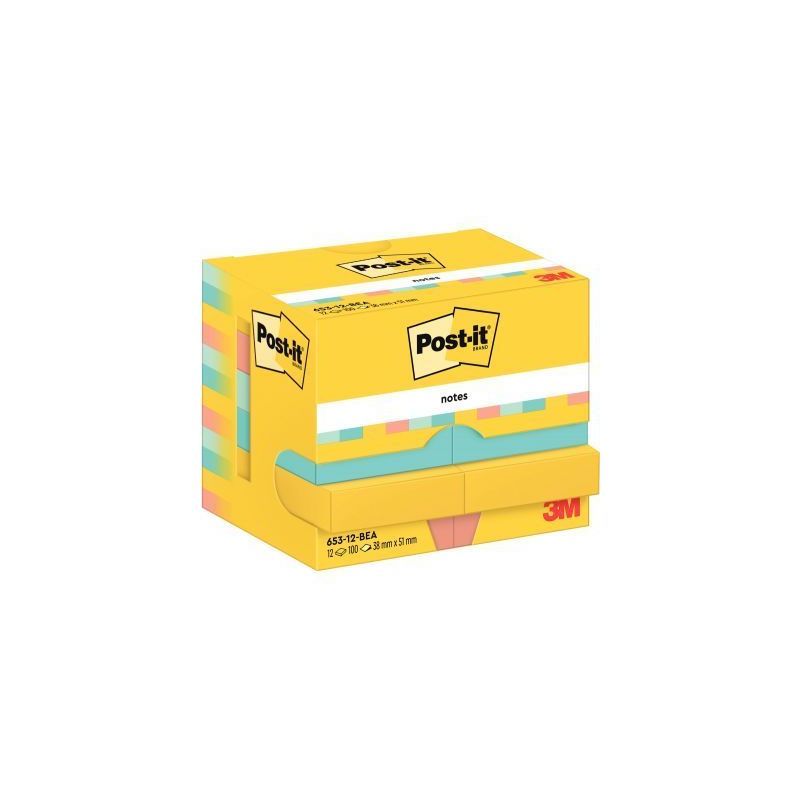Achetez Paquet de 12 blocs notes post it collection beachside 100 feuilles 38x51mm BP1251 POST-IT 3M.. Achetez Paquet de 12 blocs notes post it collection beachside 100 feuilles 38x51mm BP1251 POST-IT 3M..