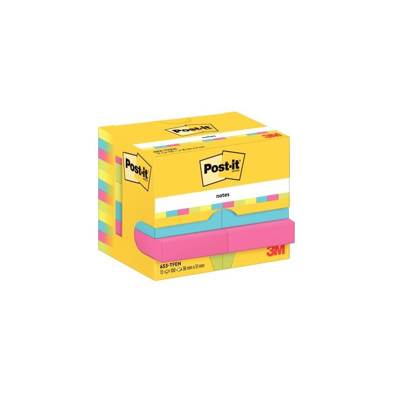 Achetez Paquet de 12 blocs notes de 100 feuilles Post-it adhésifs repositionnables énergie 38 x 51.. Achetez Paquet de 12 blocs notes de 100 feuilles Post-it adhésifs repositionnables énergie 38 x 51..
