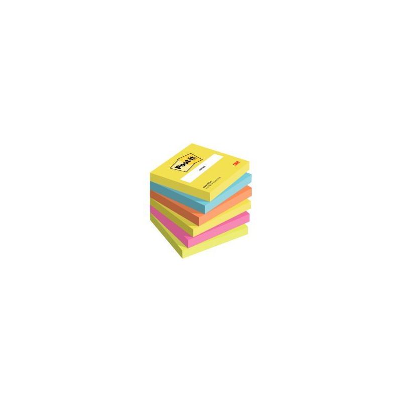 Achetez POST-IT Lot de 6 blocs repositionnables coloris énergique dimensions 76x76mm 654TF pas cher.. Achetez POST-IT Lot de 6 blocs repositionnables coloris énergique dimensions 76x76mm 654TF pas cher..