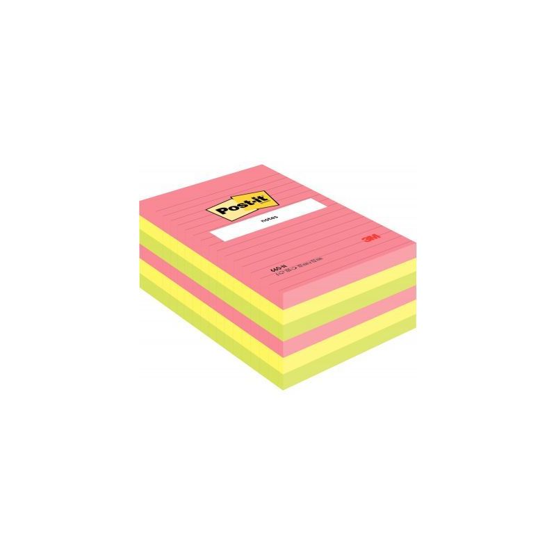Achetez Lot de 6 blocs lignés de 100 feuilles Post-it, 102 x 152 mm, couleurs néon assorties 23849.. Achetez Lot de 6 blocs lignés de 100 feuilles Post-it, 102 x 152 mm, couleurs néon assorties 23849..