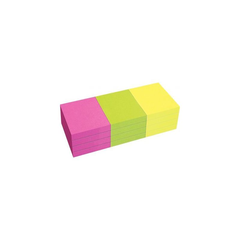 Achetez Lot de 12 blocs de notes repositionnables de 80 feuilles 40 x 50 mm couleurs vives assorties.. Achetez Lot de 12 blocs de notes repositionnables de 80 feuilles 40 x 50 mm couleurs vives assorties..