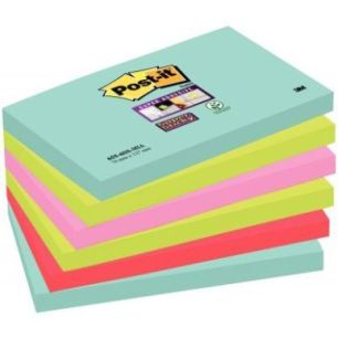 Achetez POST-IT Lots de 6 blocs Notes Super Sticky POST-IT® couleurs MIAMI 90 feuilles 76 x 127 mm ..