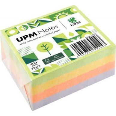 Achetez Bloc cube repositionnable 75 x 75 mm 400feuilles coloris SPRING 5654-75PG pas cher sur Ma Re..