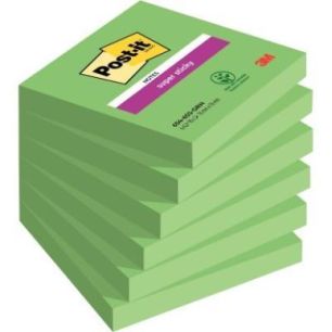 Achetez Lot de 6 blocs notes adhésifs  super sticky vert BP836 POST-IT 3M pas cher sur Ma Rentrée ..