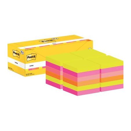 Achetez Boîte de 24 blocs de 100 feuilles Post-it assortis format 76 x 76 mm dont 6 gratuits BP1352..