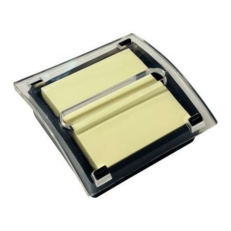 Achetez Dévidoir noir avec bloc notes en Z repositionnables format 76 x 76 mm 21875 pas cher sur Ma..