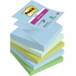 Achetez Lot de 5 blocs z-notes super sticky post-it 90 feuilles 76 x 76 mm collection OASIS BP1236 P..