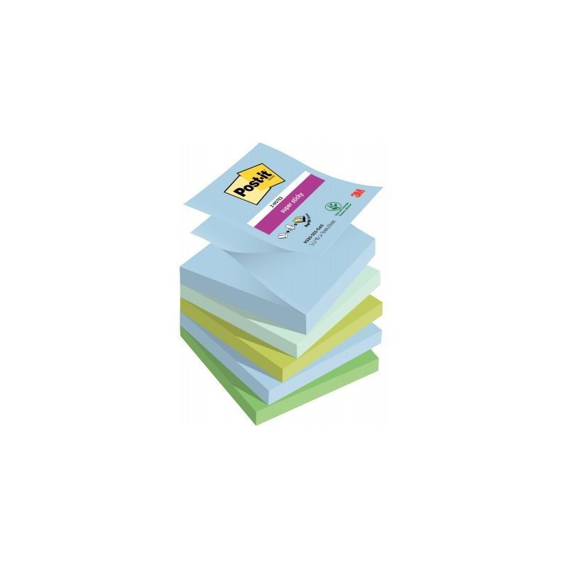 Achetez Lot de 5 blocs z-notes super sticky post-it 90 feuilles 76 x 76 mm collection OASIS BP1236 P.. Achetez Lot de 5 blocs z-notes super sticky post-it 90 feuilles 76 x 76 mm collection OASIS BP1236 P..