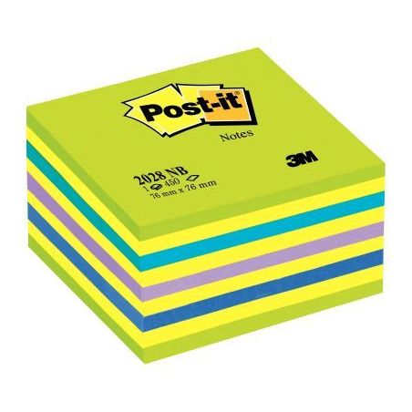 Achetez POST-IT Cubes POST-IT® Rêve Intense (néon bleu/vert) 450 feuilles 76 x 76 mm pas cher sur..