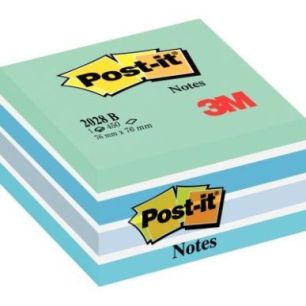 Achetez POST-IT Cubes POST-IT® Light Relax (pastel bleu) 450 feuilles 76 x 76 mm pas cher sur Ma Re..