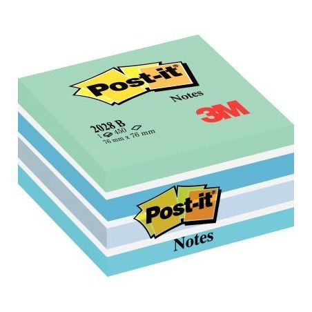 Achetez POST-IT Cubes POST-IT® Light Relax (pastel bleu) 450 feuilles 76 x 76 mm pas cher sur Ma Re..
