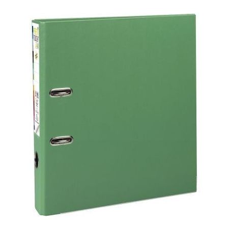 Achetez Classeur à  levier en plastique PREM'TOUCH format A4 maxi dos 5 cm vert moyen 53143E EXACO..