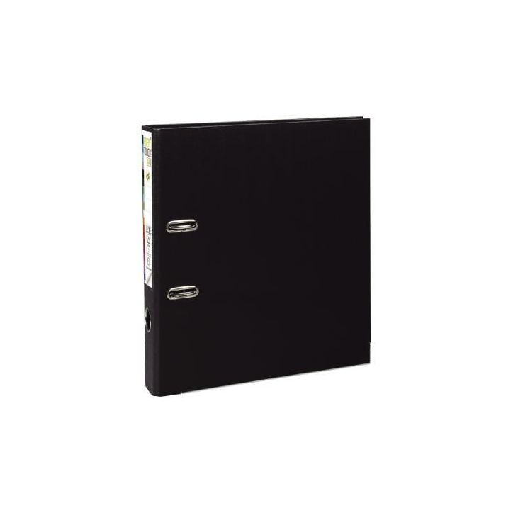 Classeur à  levier en plastique PREM'TOUCH format A4 maxi dos 5 cm noir 53141E EXACOMPTA
