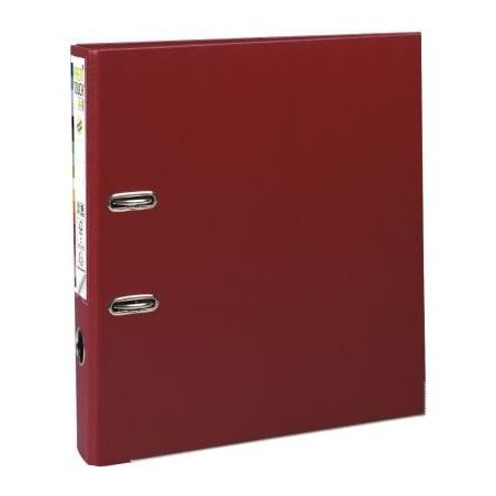 Achetez Classeur à  levier en plastique PREM'TOUCH format A4 maxi dos 8 cm bordeaux 53304E EXACOMP..