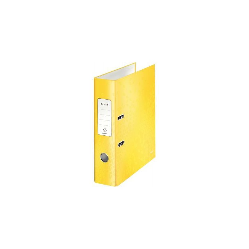 Achetez Classeur à levier 180° WOW pour format A4, dos 8 cm, jaune 10050116 WOW LEITZ pas cher sur..
