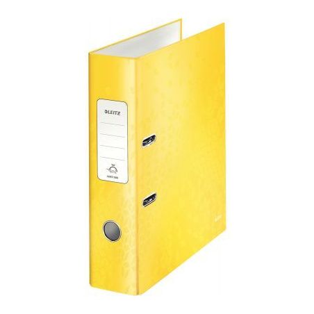 Achetez Classeur à levier 180° WOW pour format A4, dos 8 cm, jaune 10050116 WOW LEITZ pas cher sur..