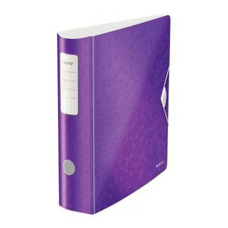Achetez Classeur à levier en polypropylène Leitz WOW Active 180°, dos 75 mm, violet 11060162 WOW ..