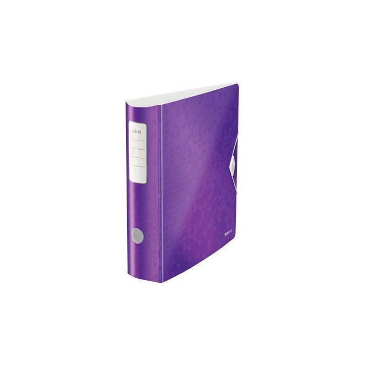 Classeur à levier en polypropylène Leitz WOW Active 180°, dos 75 mm, violet 11060162 WOW LEITZ