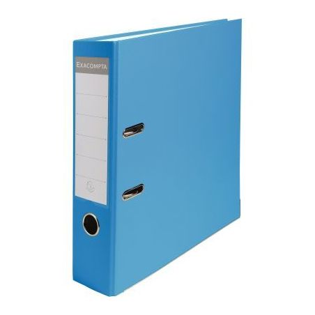 Achetez Classeur à levier pour format A4, dos 8 cm, bleu clair 918412B EXACOMPTA pas cher sur Ma ..