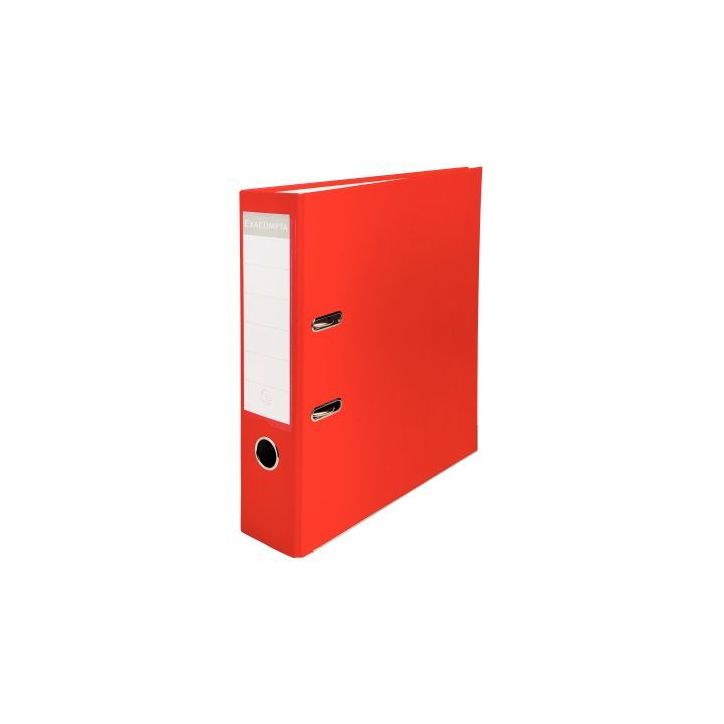 Classeur à  levier pour format A4, dos 8 cm, rouge 918403B EXACOMPTA