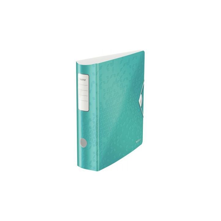 Classeur à levier en polypropylène Leitz WOW Active 180°, dos 75 mm, menthe 11060151 WOW LEITZ